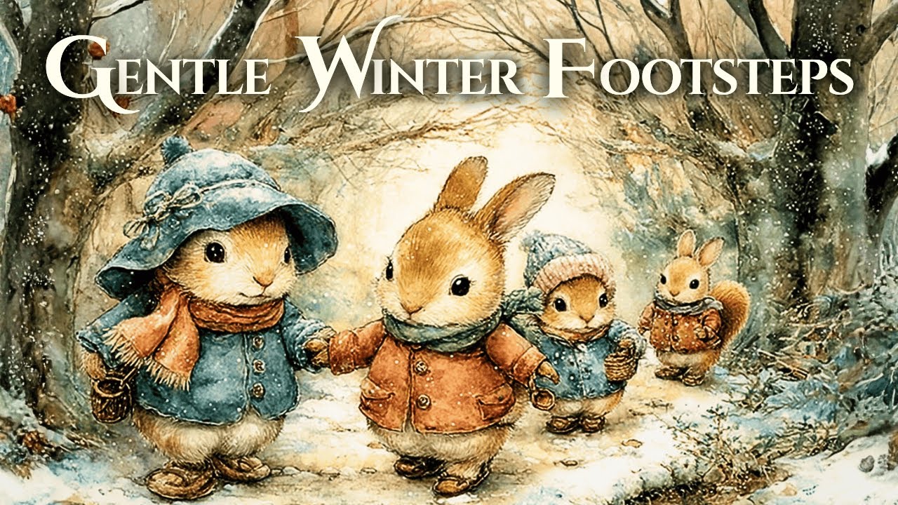 [Celtic Music] Gentle Footsteps in the Winter Forest | Calm Fantasy Music