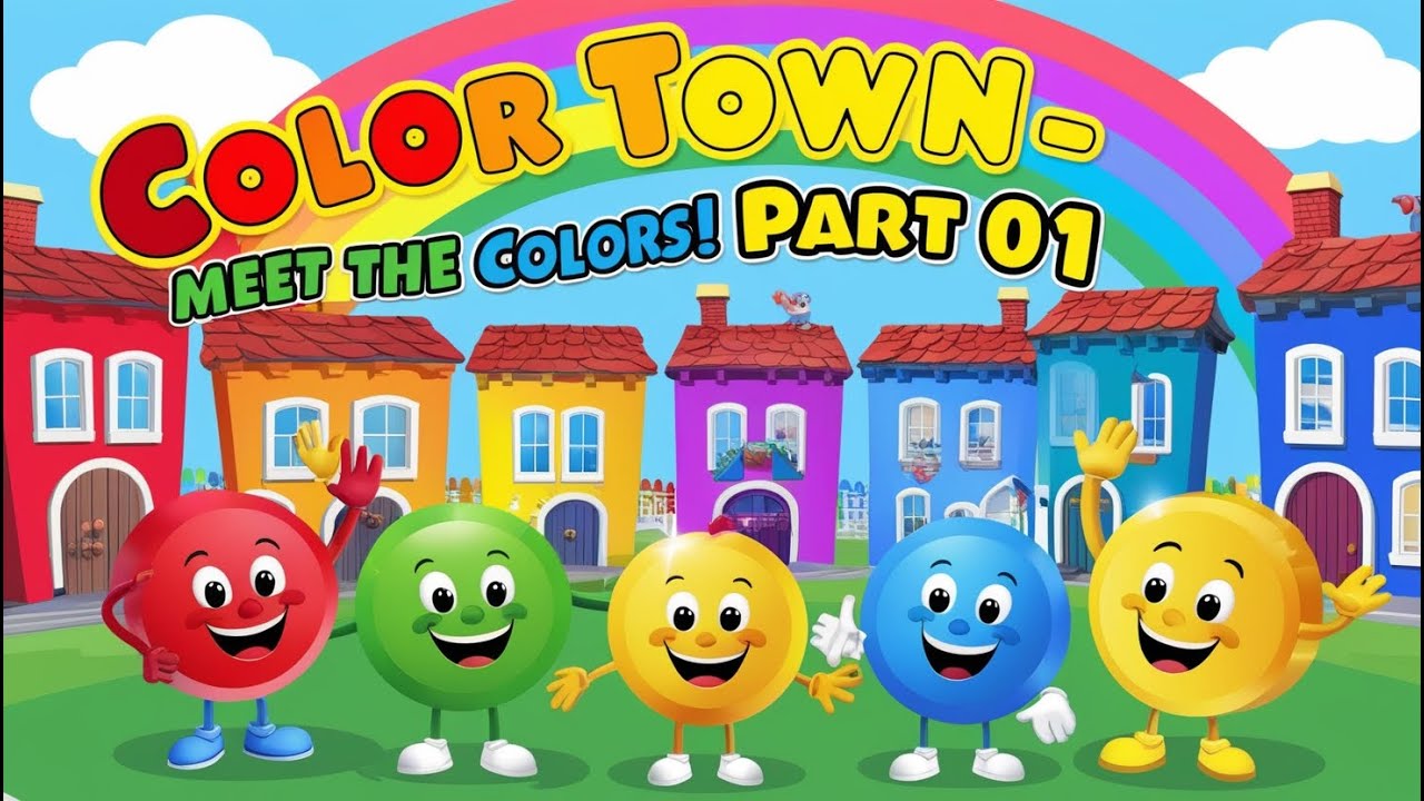 Color Town – Meet the Colors! Part 01 | Fun Learning for Kids | Imagineers TV Kids Learning Junction