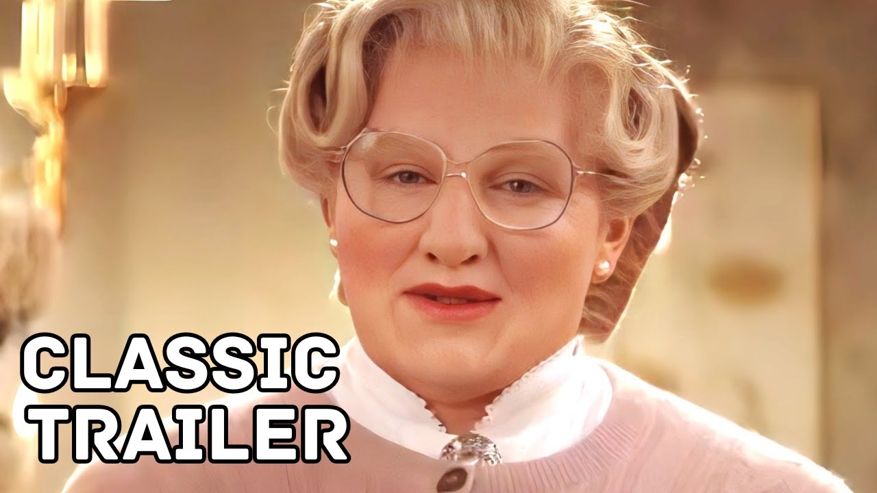 MRS. DOUBTFIRE Trailer (1993) Robin Williams