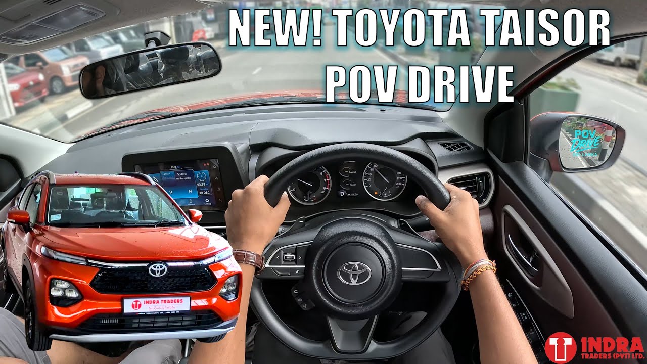 NEW! Toyota Taisor POV Drive and Review (Indra Traders)