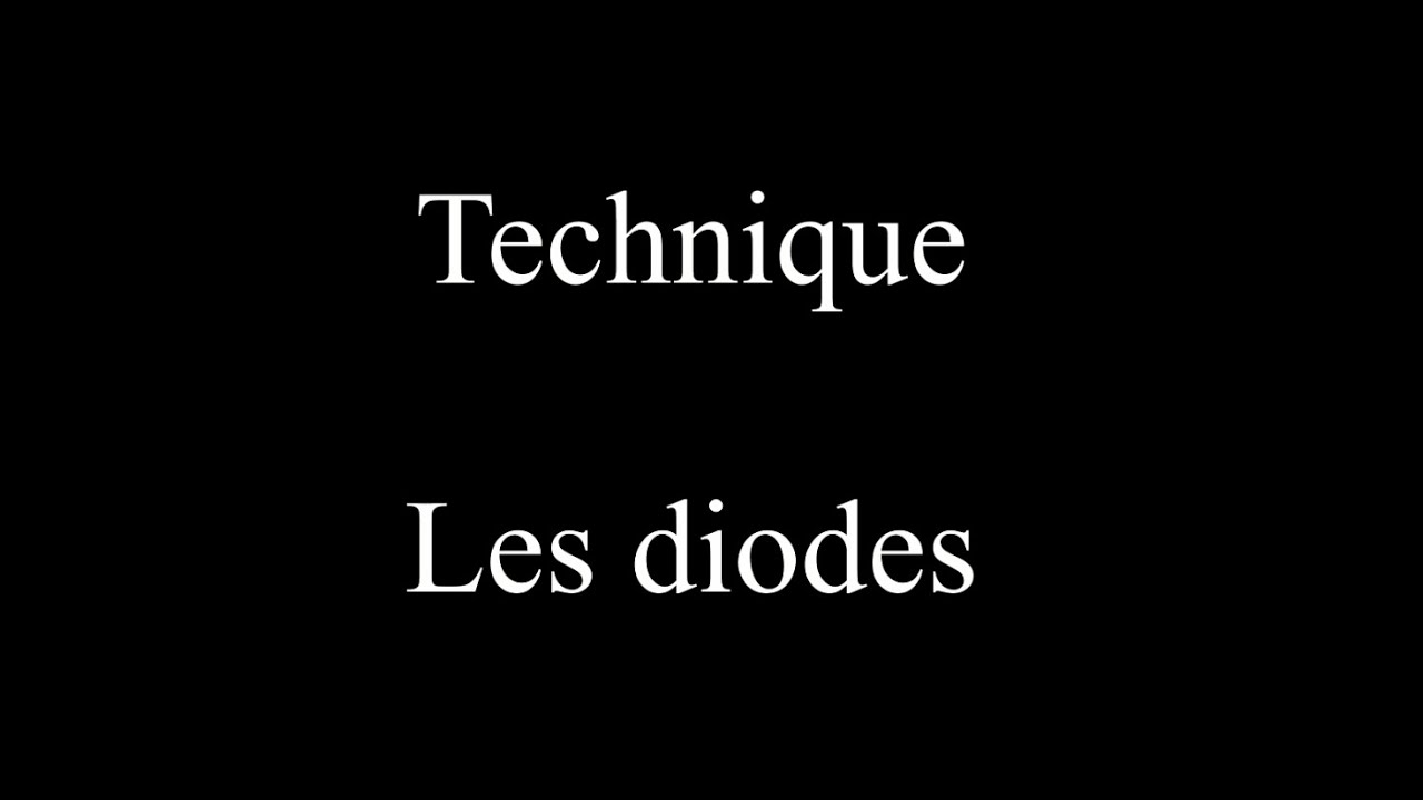 Formation radioamateur - Les diodes
