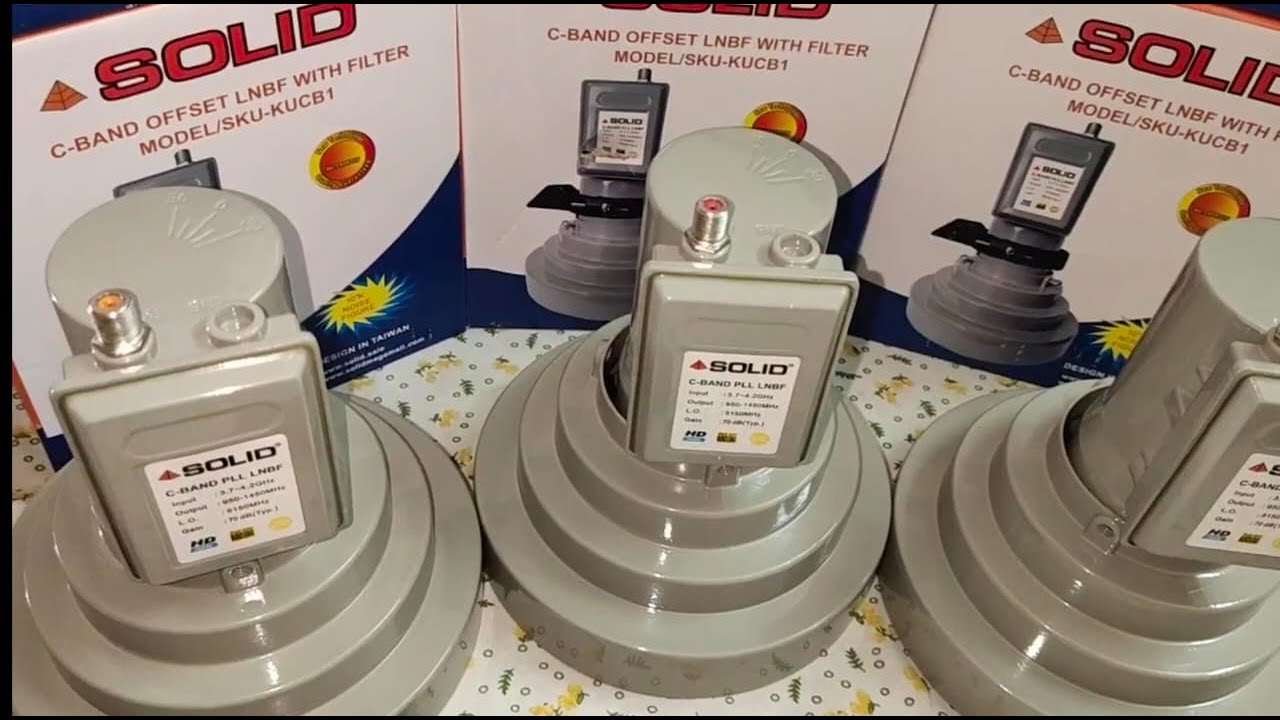 c band lnb solid 10k with scaler ring Feedhorn water proof | छोटी छतरी पर भी सभी चैनल चलाएं।