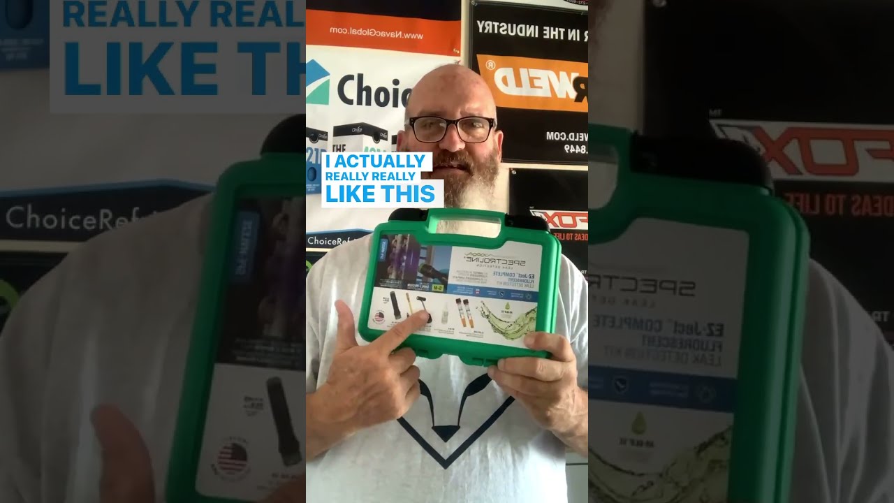 HVAC Refer Guy reviews the EZ-Ject Complete Fluorescent Leak Detection Kit from Spectroline