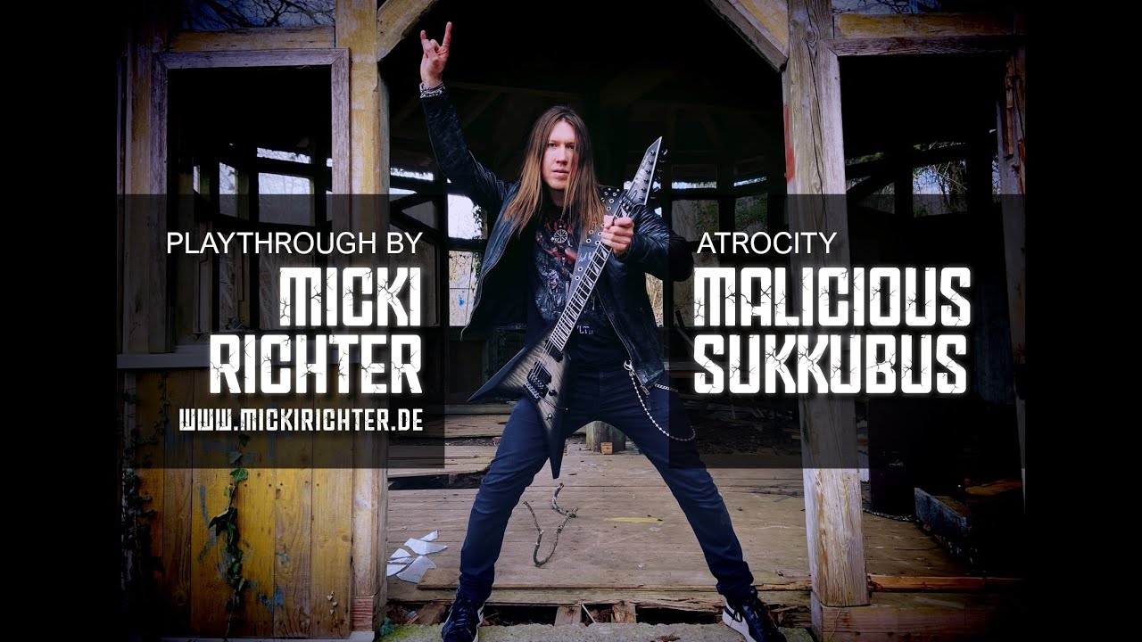 ATROCITY   Malicious Sukkubus   Guitar Playthrough   Micki Richter