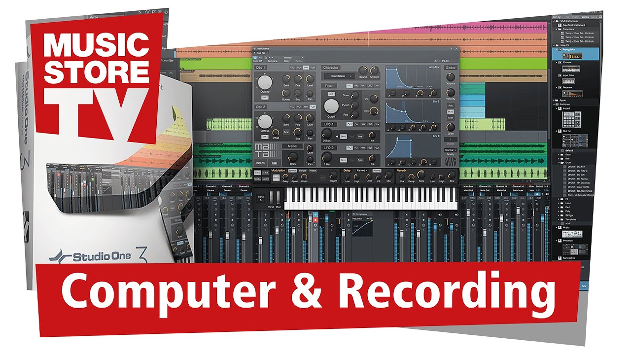 Presonus Studio One Version 3 New Features