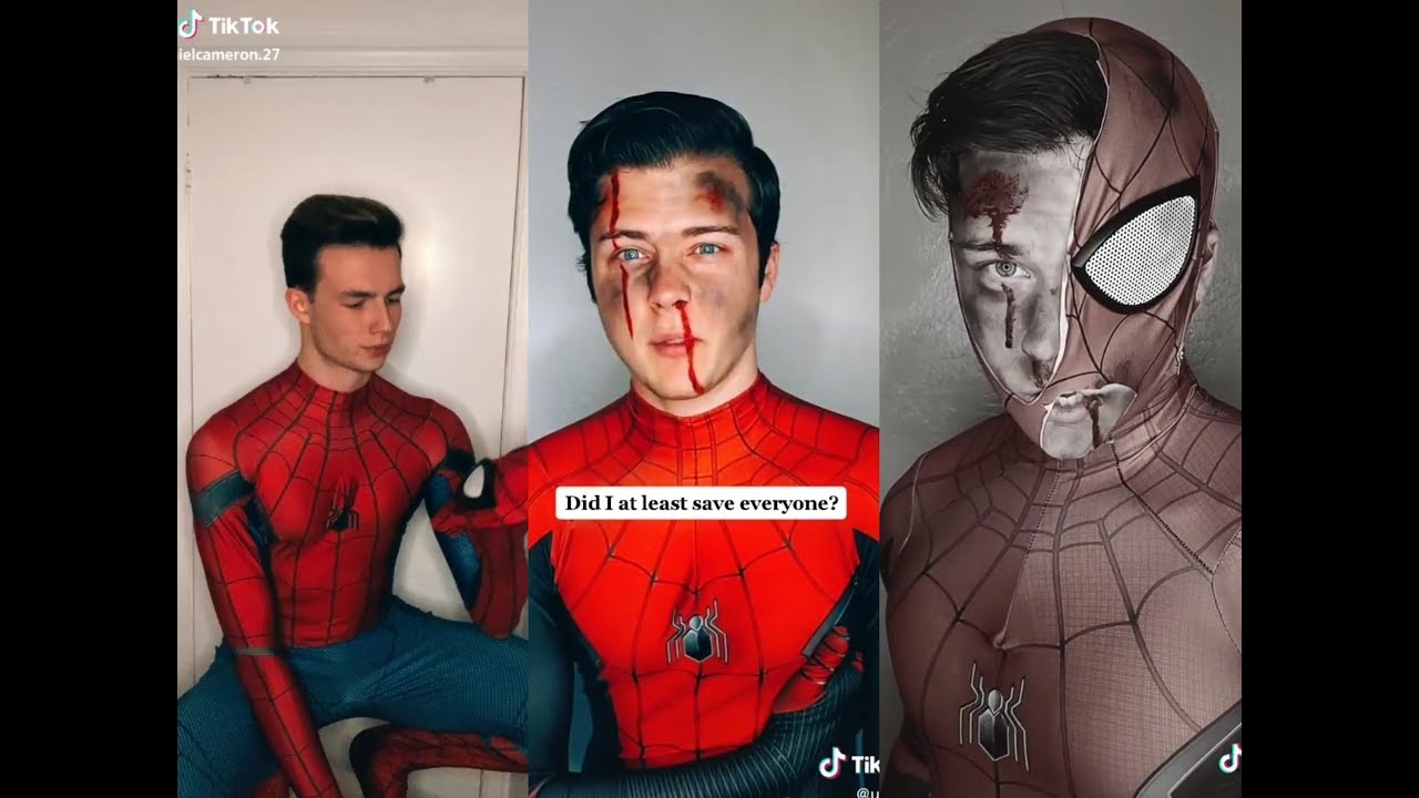 Watch your Hero Spiderman Challenge on tiktok~ compilation