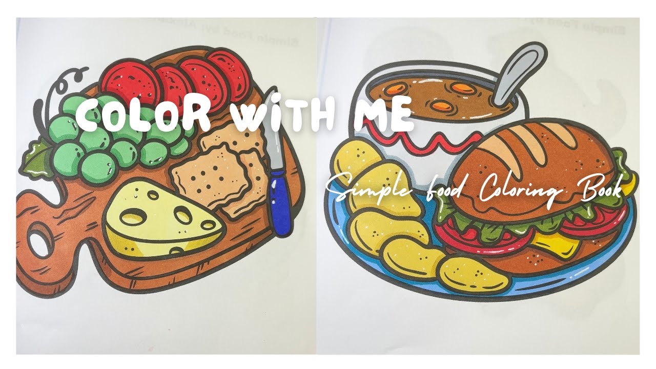 Color With Me! | Bold and Easy Coloring Book | Simple Coloring | Finished Flip Through