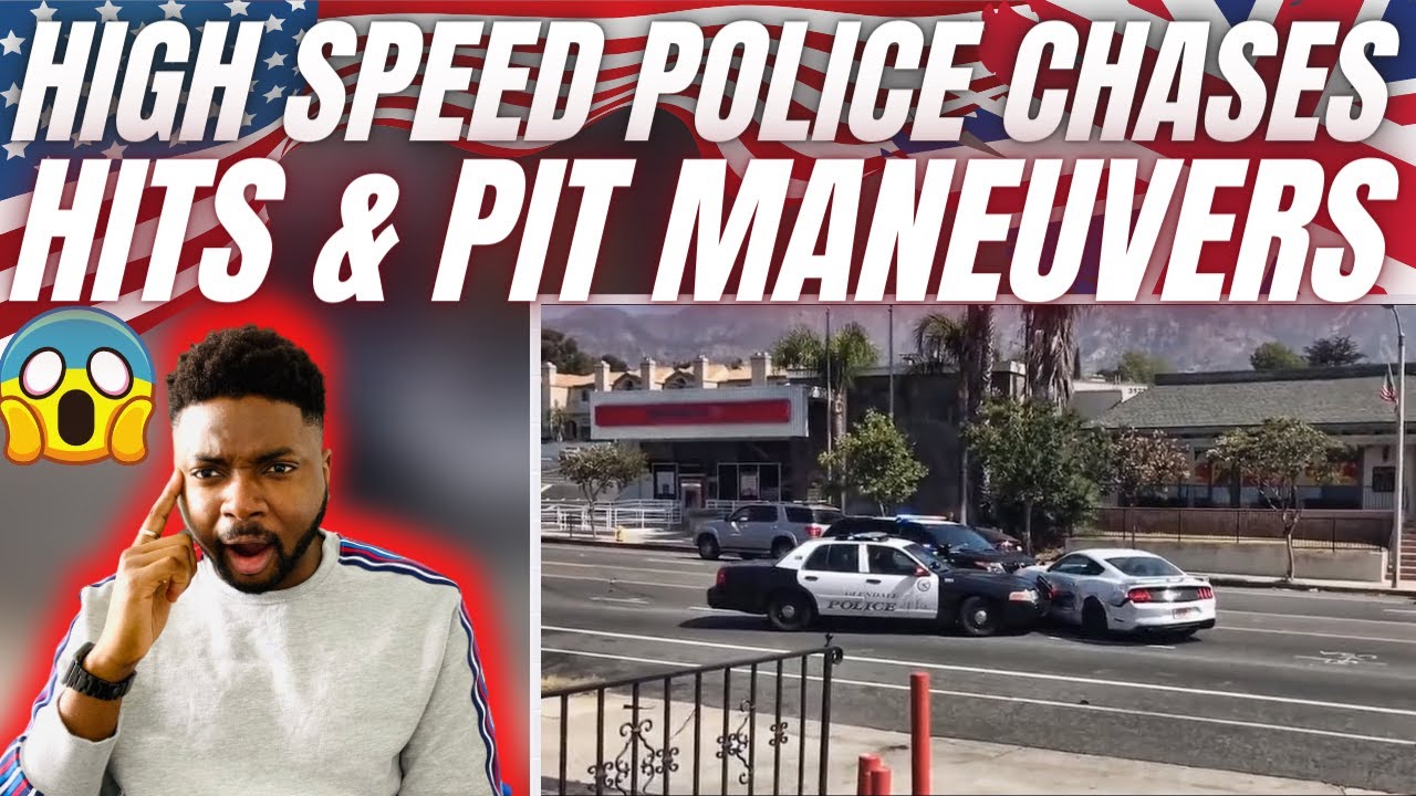 🇬🇧BRIT Reacts To INTENSE HIGH-SPEED POLICE CHASES, HITS & PIT MANOEUVRES!