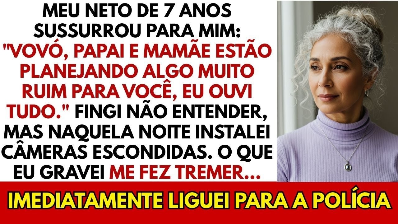 Meu neto de 7 anos sussurrou: 