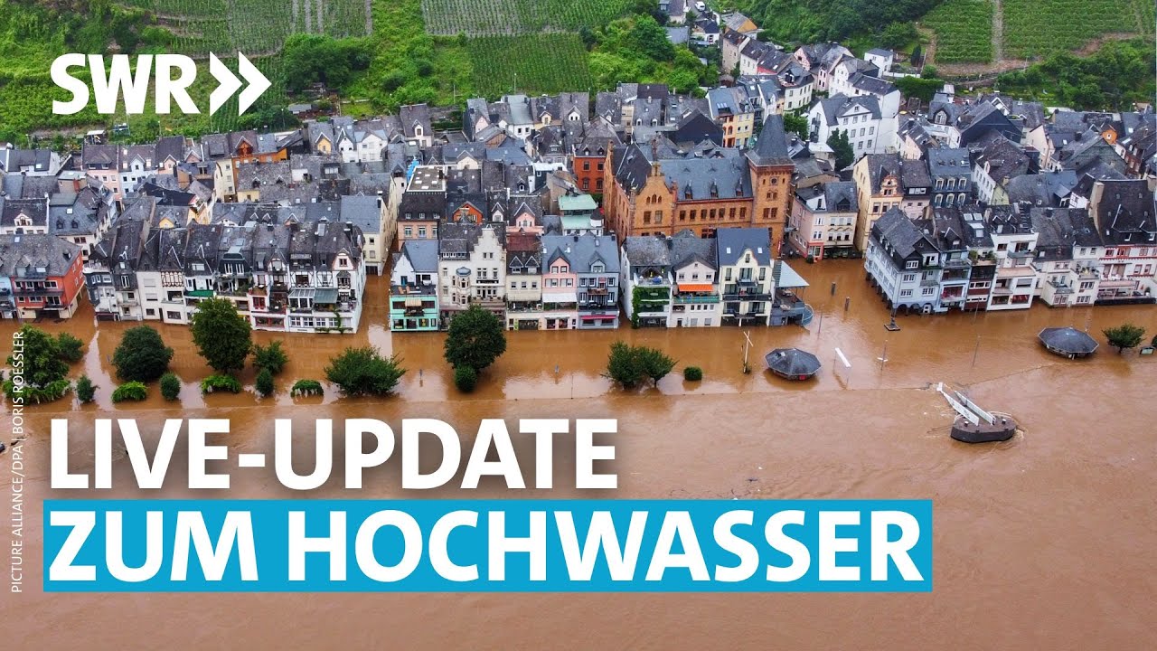 Hochwasser: Die aktuelle Lage im S&uuml;dwesten | SWR Extra am 16.07.2021