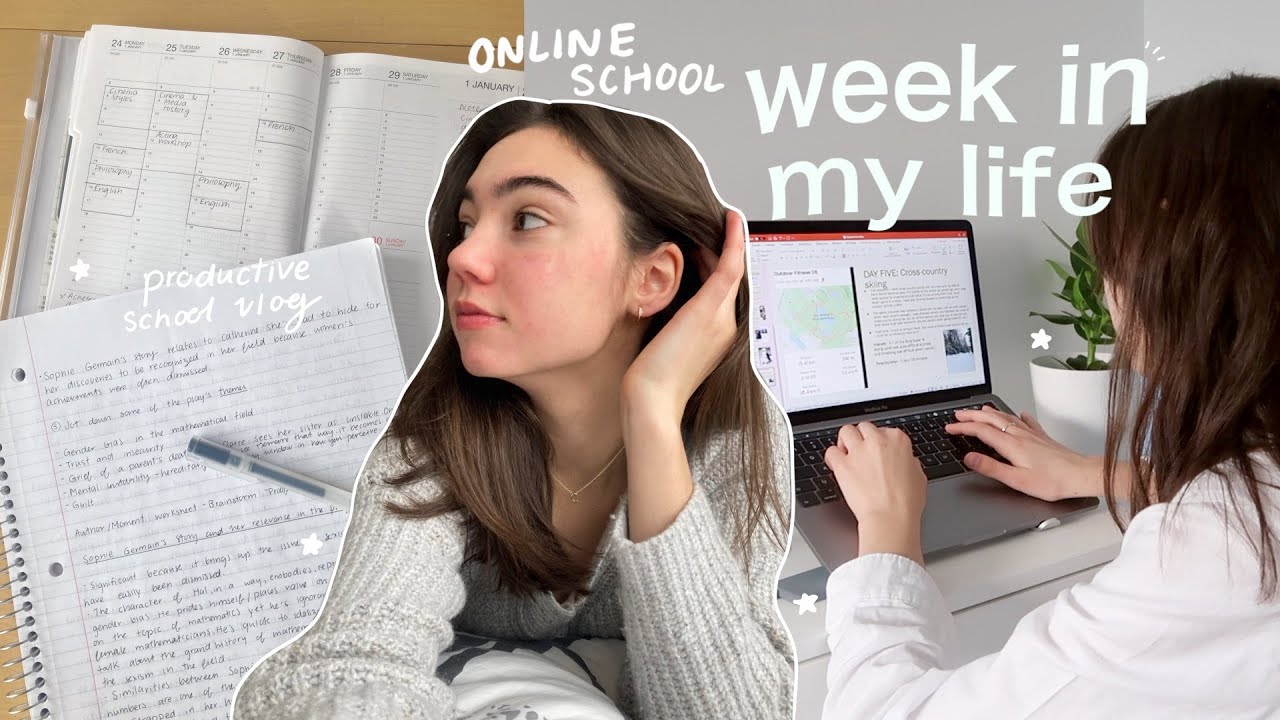 study diaries | college week in my life (online classes)