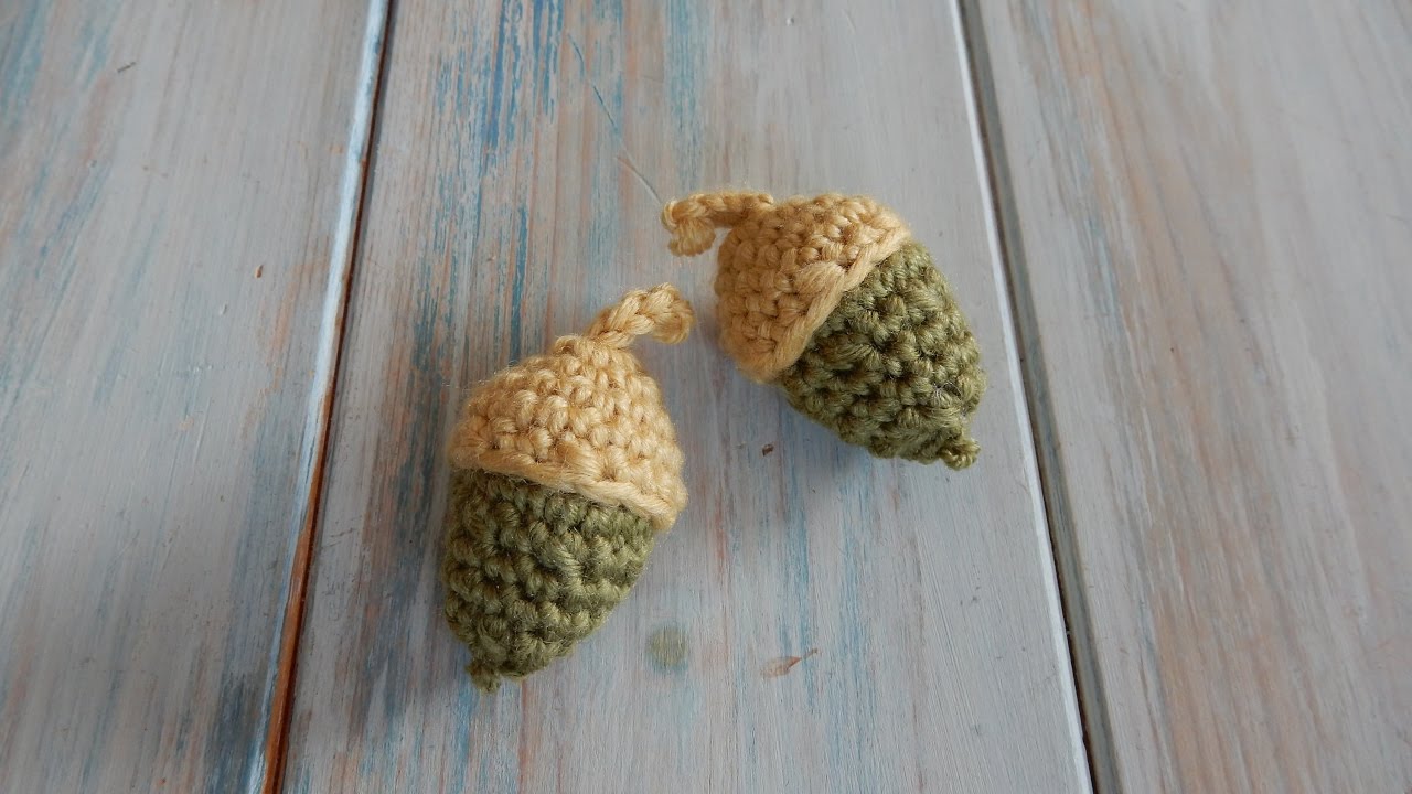 How to Crochet an Acorn