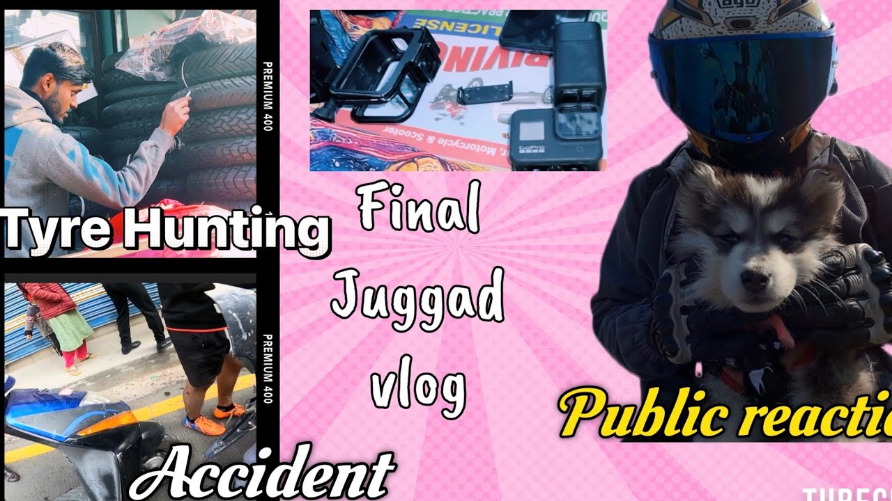 Ride With Husky//PUBLIC-reaction//Final juggad//Accident
