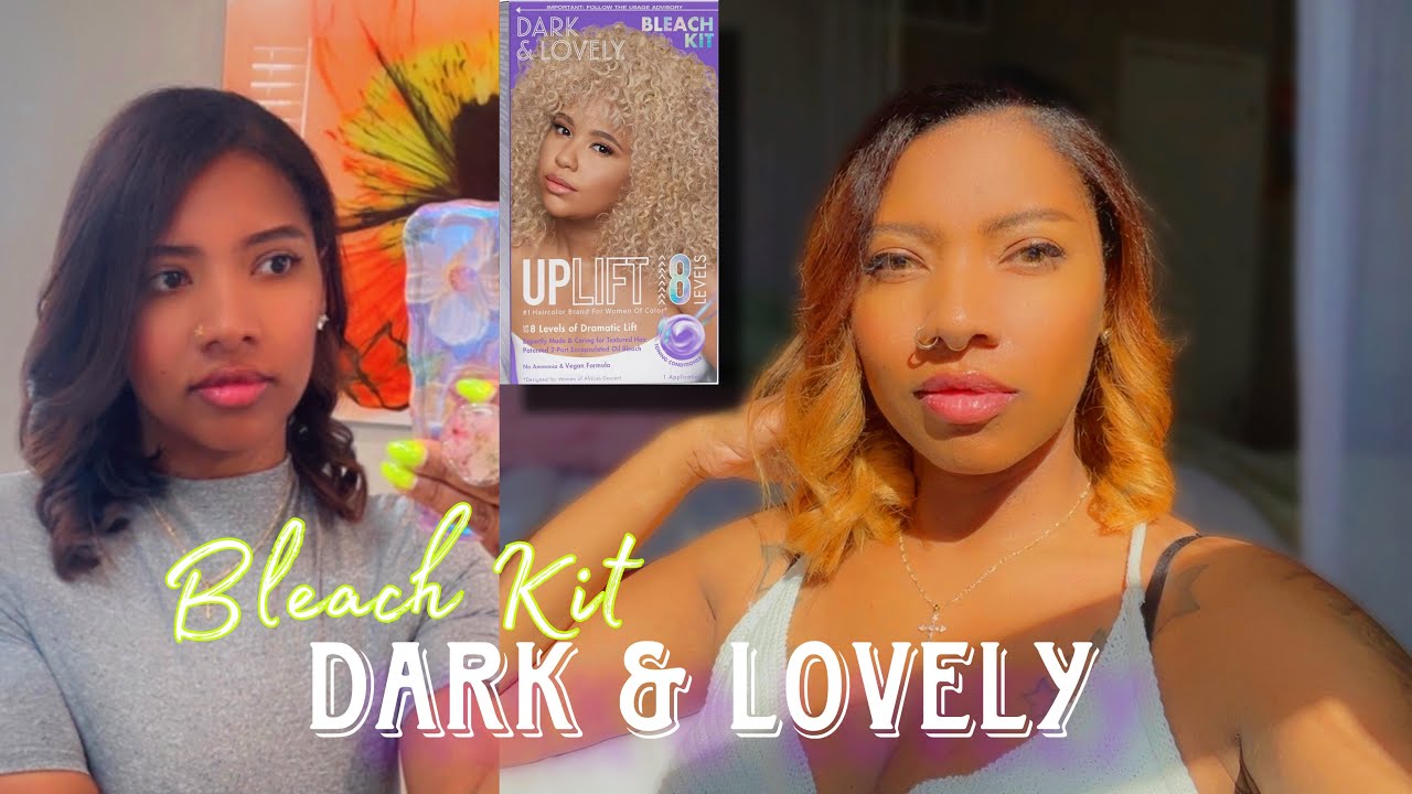 Dark and Lovely Bleach Kit on Dark Hair | Black to Blonde | For My Fine Hair Girlies