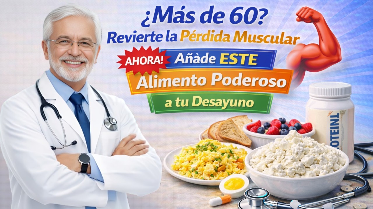 ¿Más de 60? Revierte la Pérdida Muscular AHORA! Añade ESTE Alimento Poderoso a tu Desayuno..