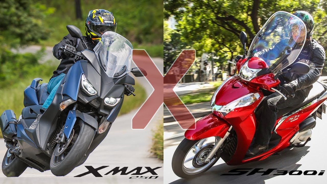 X-MAX 250 ou SH-300:  Qual o melhor? (ft. Papo de Scooter) - Motorede