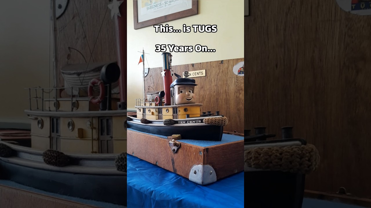 This... is #Tugs - 35 Years On. #exhibition #citv #kidstv #models #tugboat #display #harbour #docks