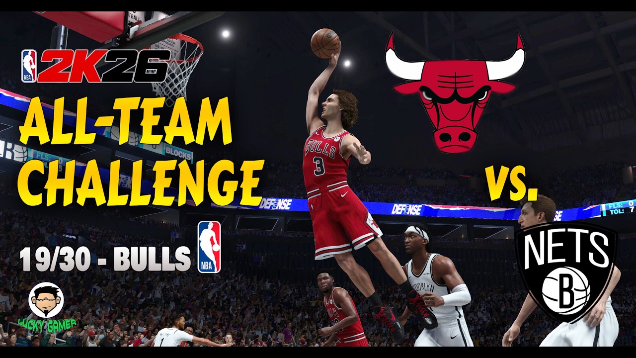 NBA2K26 All-Team Challenge | BULLS | Chicago Just EMBARRASSED the Brooklyn Nets 💀