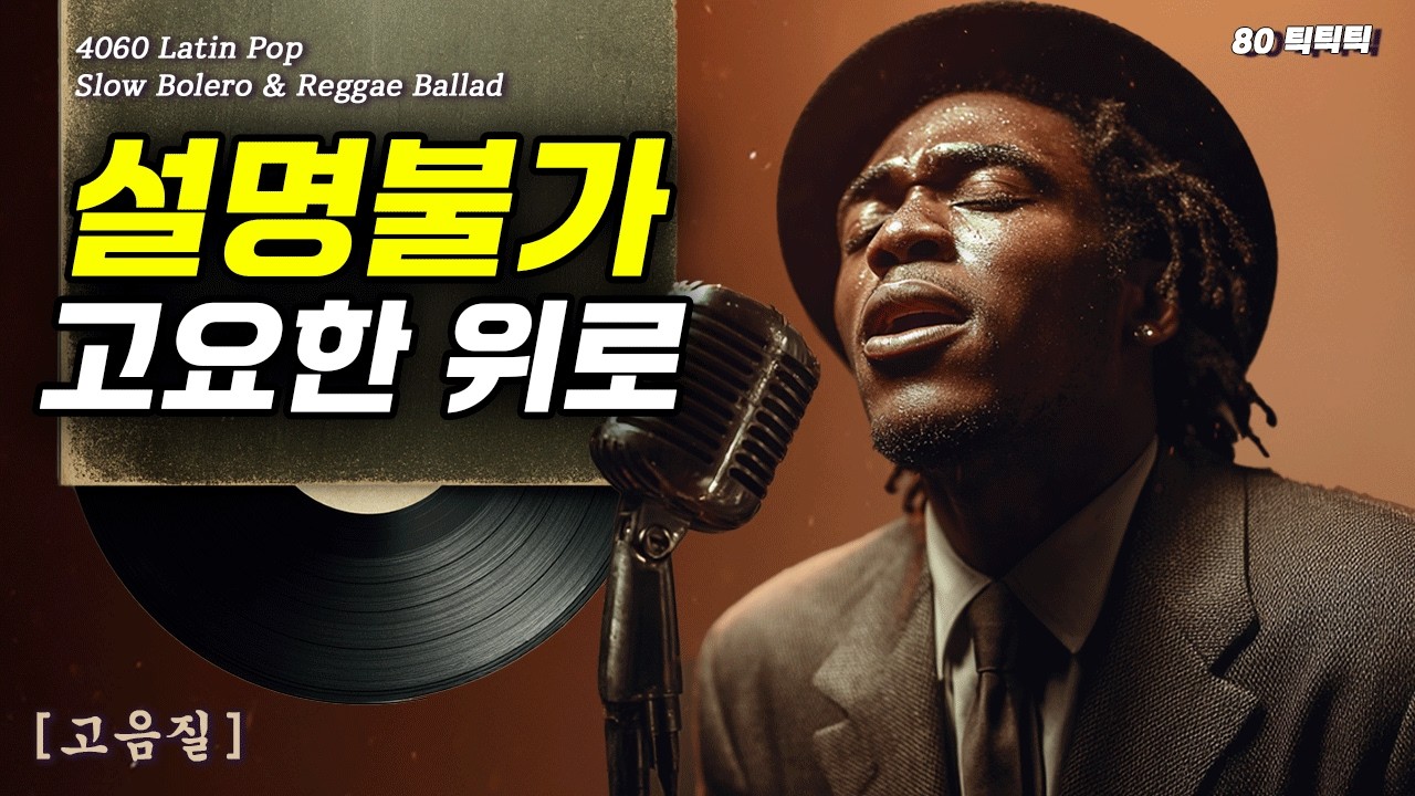🕯️ 텅 빈 서재에서 나를 마주하는 가장 진한 밤의 여행 🥃 고음질 Latin Pop Slow Bolero & Reggae Ballad