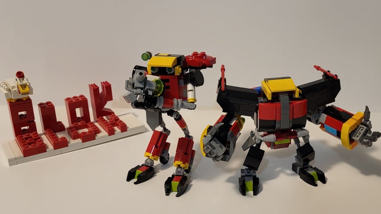 Lego E-102 Gamma & E-123 Omega (Sonic Robots)
