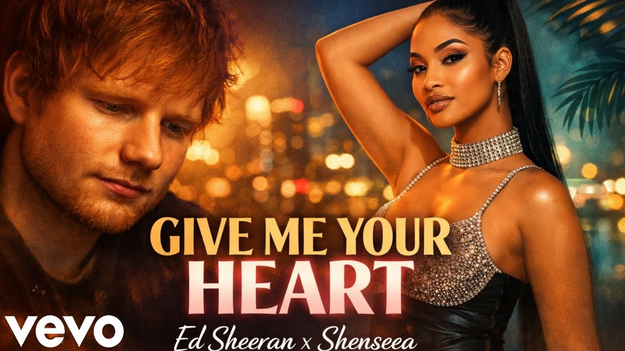 Ed Sheeran & Shenseea – Give Me Your Heart (Romantic Pop x Dancehall | AI Style Audio)