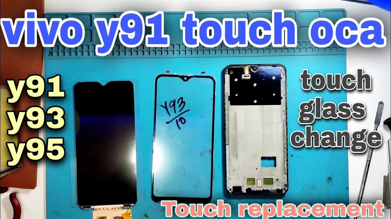 vivo y91 touch glass oca | y91 oca touch replacement/change