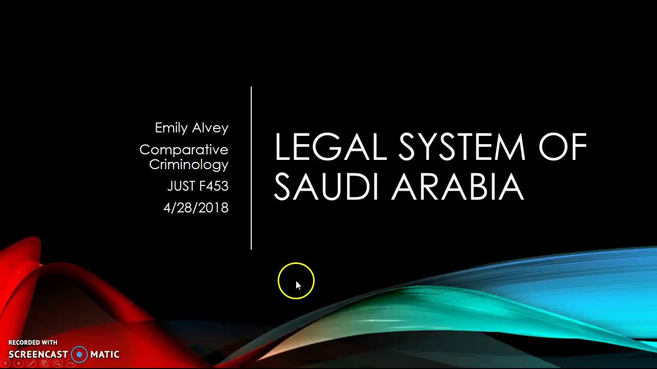 Legal System of Saudi Arabia