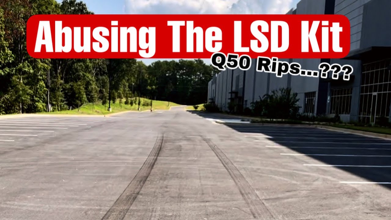 Q50 with LSD RIPS! | Traction Concepts LSD Launch Test