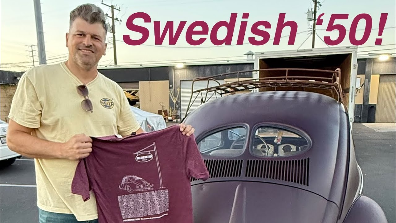 Консервация Mark’s Bordeaux — VW Bug 1950 года