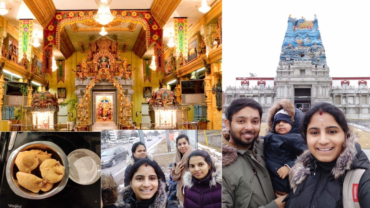 VLOG | கனடாவில் தமிழ் மணம் மாறாத துர்கை அம்மன் கோவில் | First Temple Visit in Canada