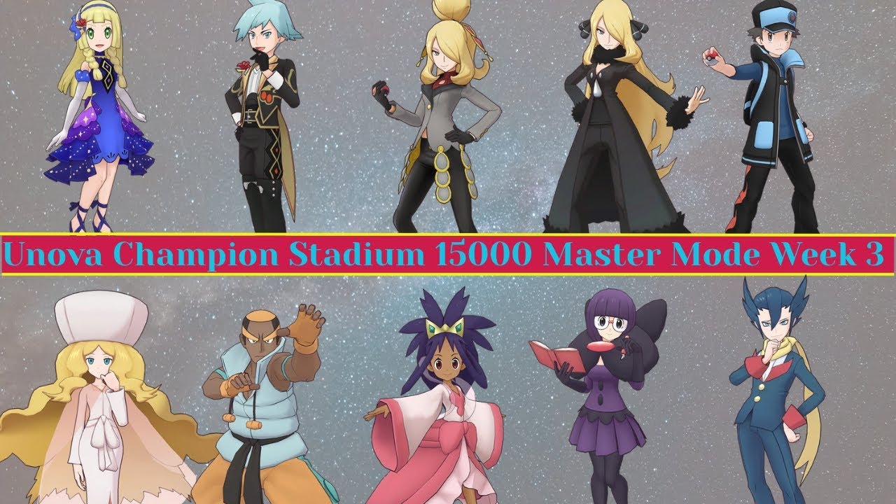 Unova Challenge: Unova Champion Stadium 15000 Master Mode Week 3 (July 2025)
