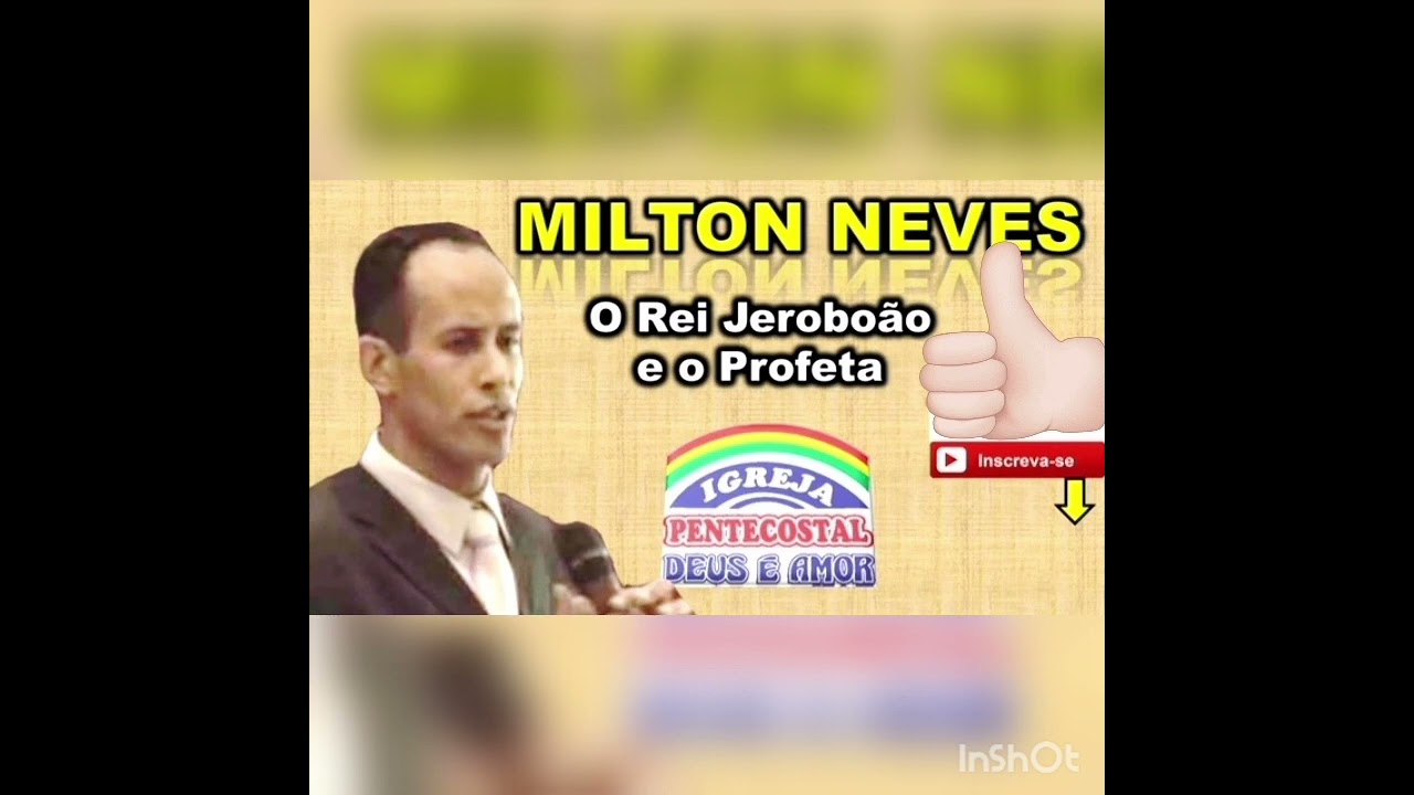 PR MILTON NEVES  O Rei Jeroboão e o profeta IPDA