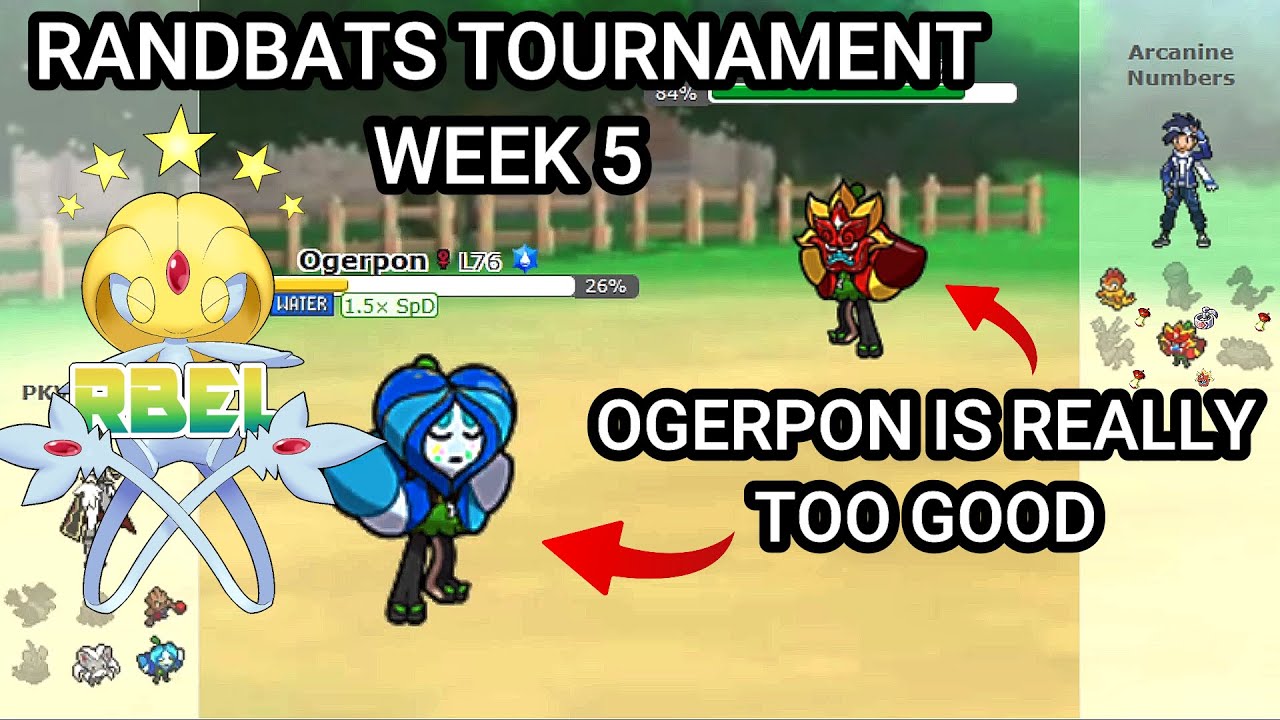 Ogerpon Rules This Tournament! (Pokemon Showdown Random Battles)