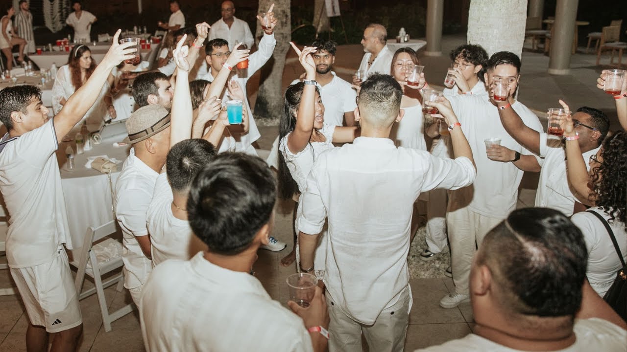 White Welcome Party | A Dreamy Start to Our Wedding Week