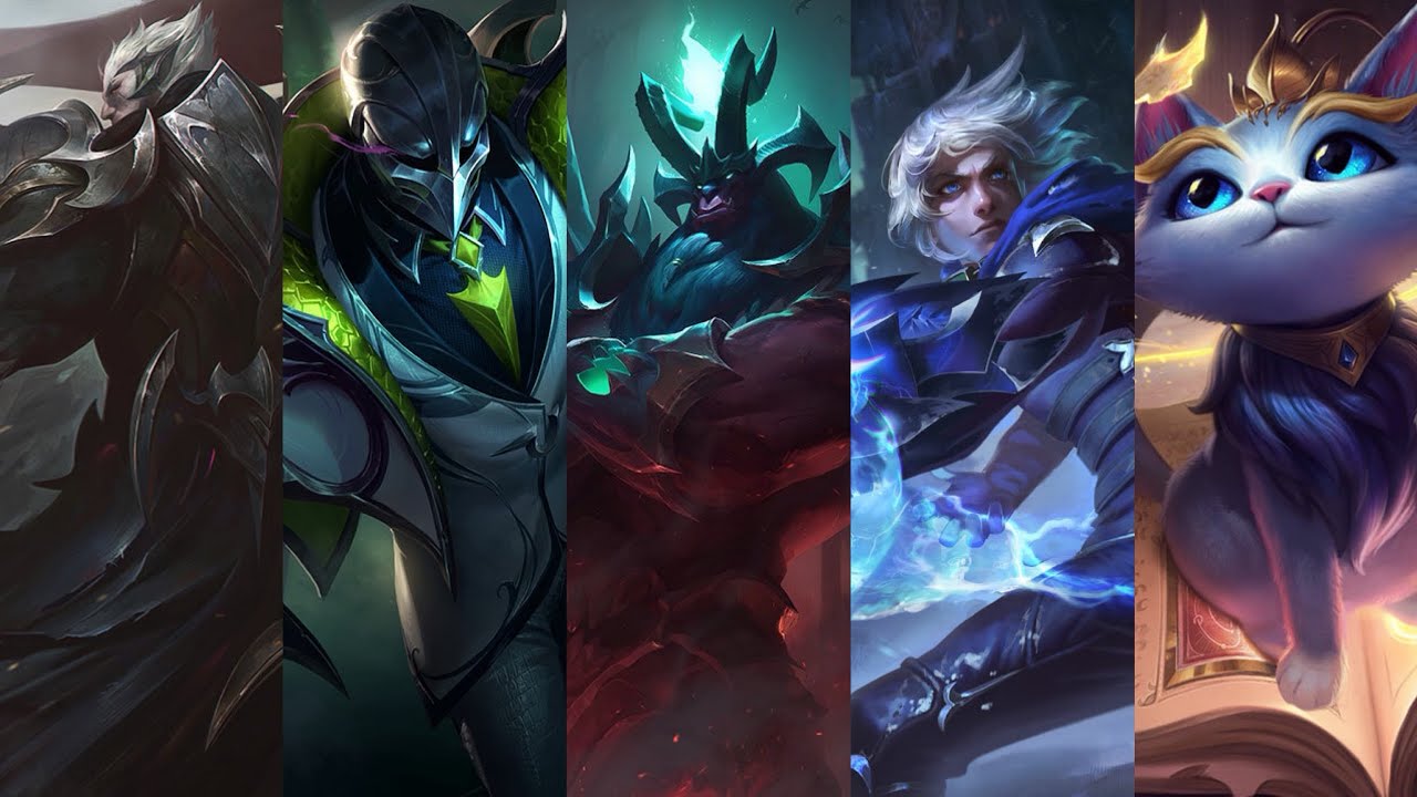 LMHT Summoner Rift (Demacia): Darius, Zed, Galio, Ezreal, Yuumi - 105