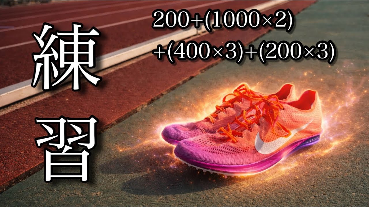 【陸上】はるかぜとともに。中距離練習。