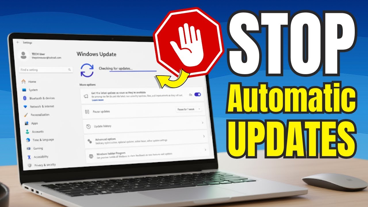 How to STOP Automatic UPDATES in Windows 11 (2025 Quick Disable)