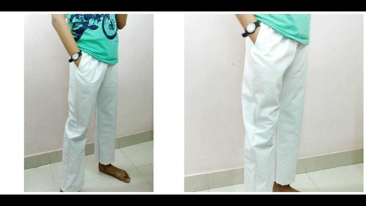 Summer Pyjama -  Cutting & Sewing loose pajama with Side Seam Pocket pattern- DIY pajama