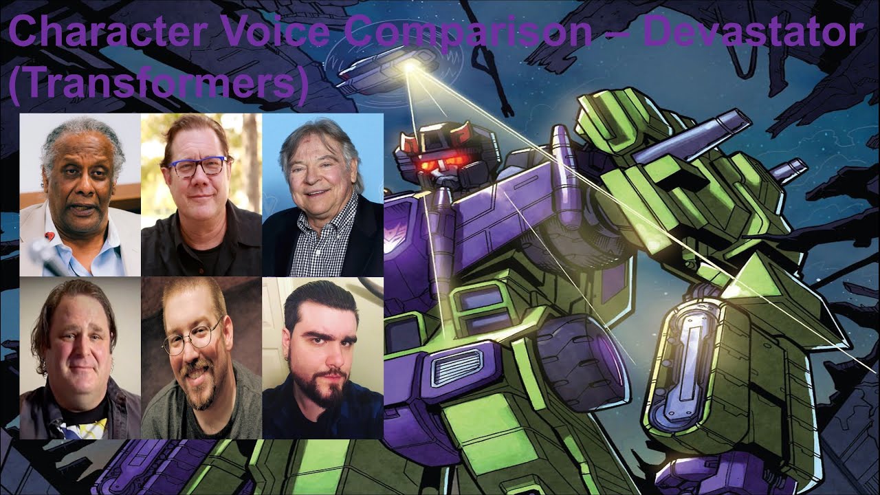 CHARACTER VOICE COMPARISON - DEVASTATOR (TRANSFORMERS)