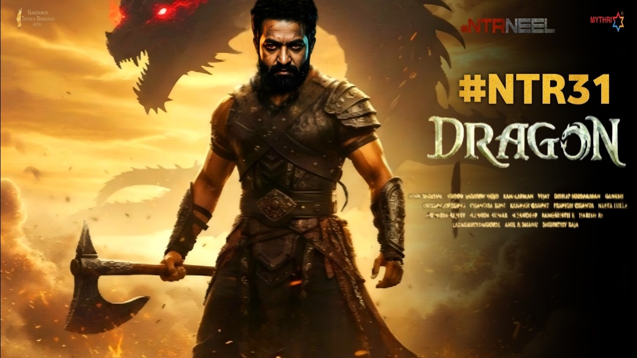 NTR 31 Official Teaser | NTR , Prashanth Neel , Rukmini, Ravi Basur , NTR 31 Teaser , Dragon Teaser