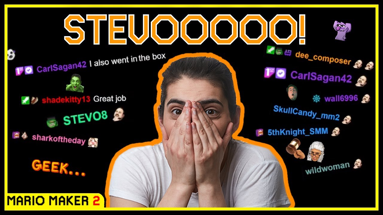 STEVEOOOOO’s TROLL Made Chat LUL! Super Mario Maker 2