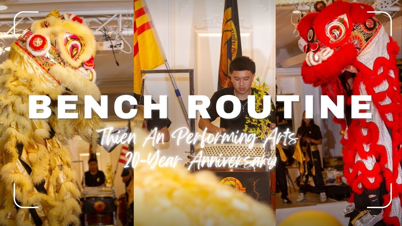 Premiering Our Newest Lion Dancing Bench Routine!