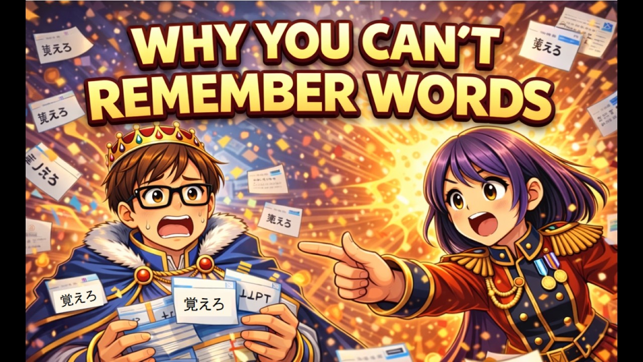 Why You Can't Remember Japanese Words