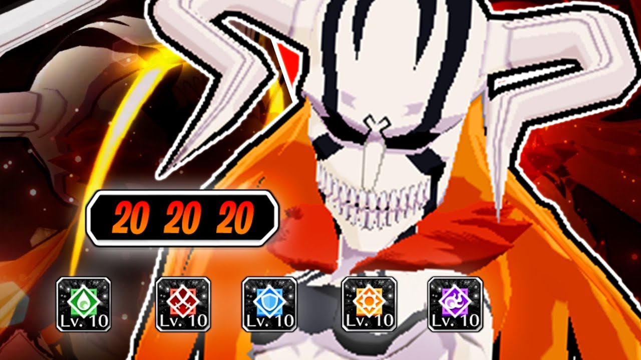 20/20/20 | MAX TRANSCENDED | VASTO LORDE ICHIGO | SHOWCASE - Bleach Brave Souls