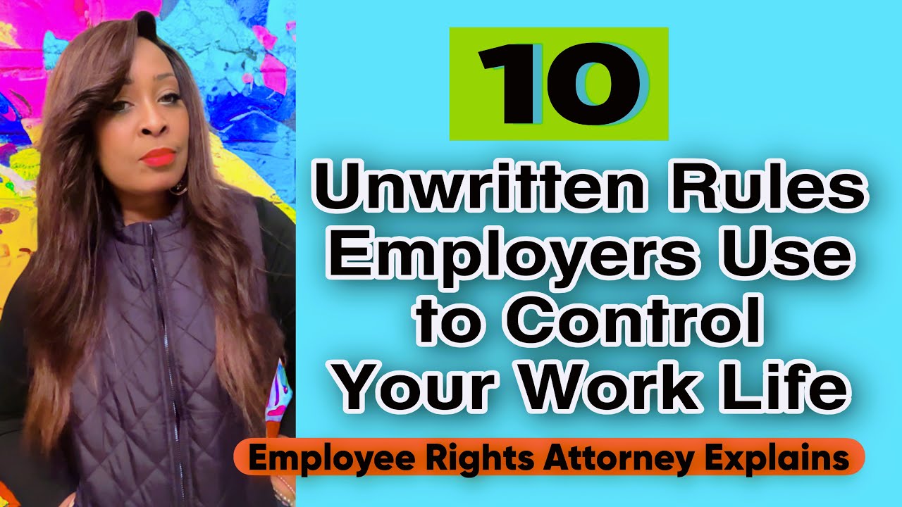 10 неписаных правил, которые ваш работодатель использует для контроля над вашей рабочей жизнью #з...