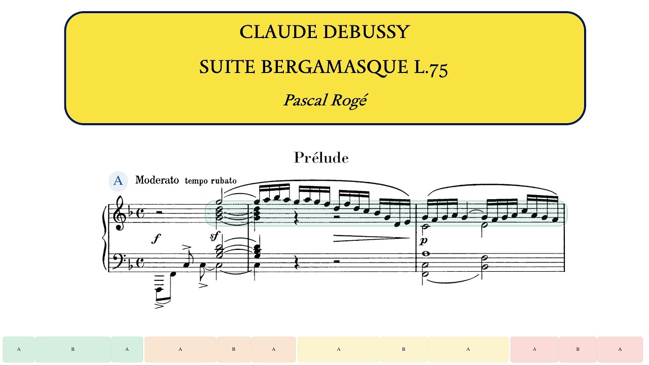 Debussy, Suite Bergamasque, L.75 (Pascal Rogé)