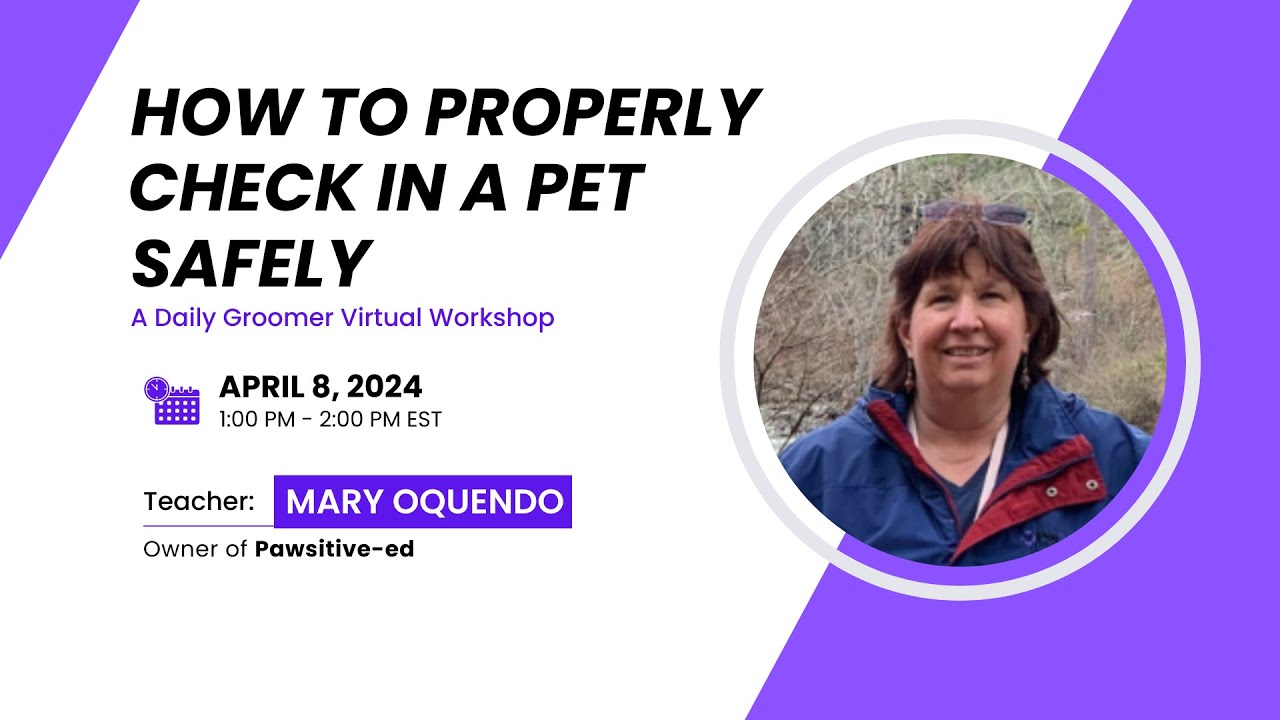 How to Safely Check in a Pet - Taught by Mary Oquendo