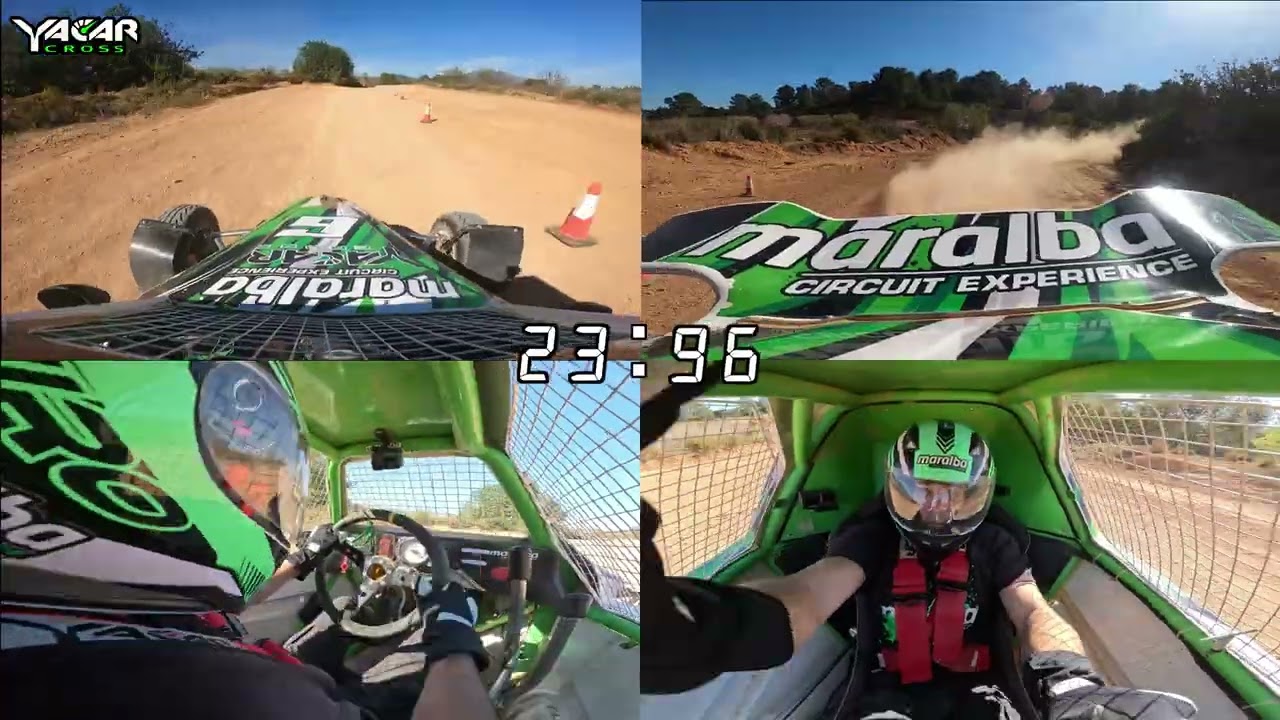 🔥 4 CÁMARAS | Vuelta ONBOARD en CarCross Yacar en Maralba Circuit