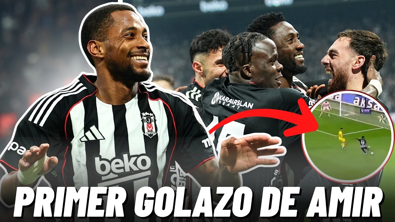 🚨¡BRUTAL! AMIR MURILLO ANOTÓ SU PRIMER GOLAZO CON EL BESIKTAS Y DESATÓ LA LOCURA😱