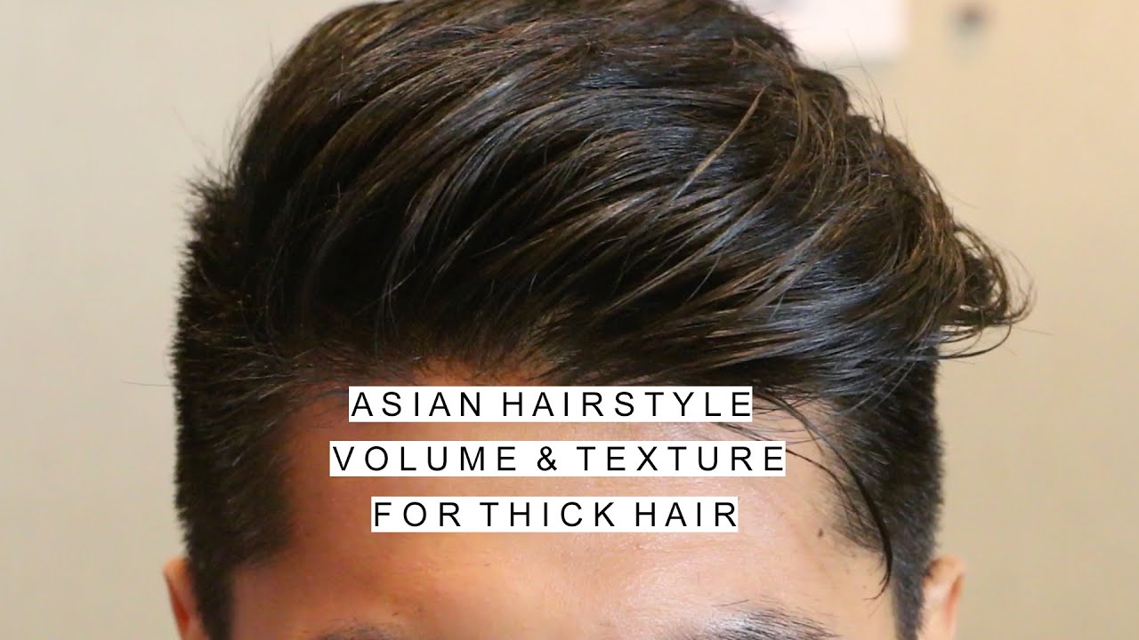 Popular Asian Hairstyles | Vented Brush Adds Volume & Texture | Men with Thick Hair